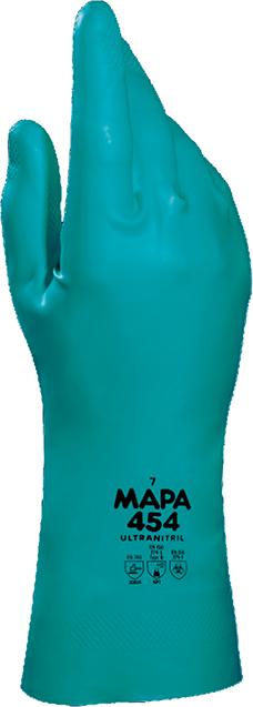 Chemikalienschutzhandschuh Ultranitril 454