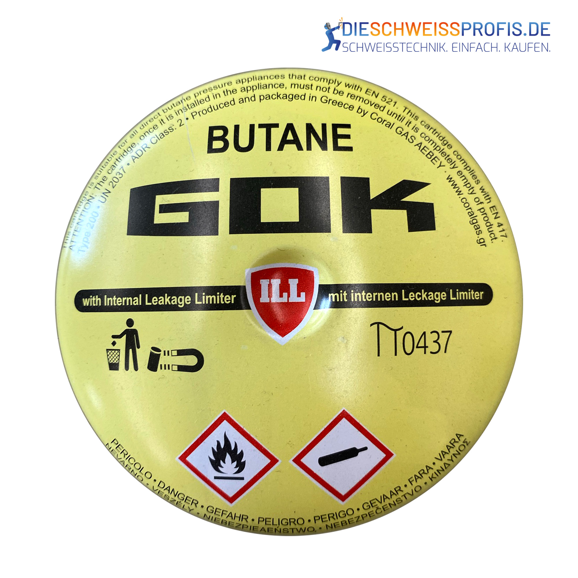 Gas-Kartusche 190 g Butan