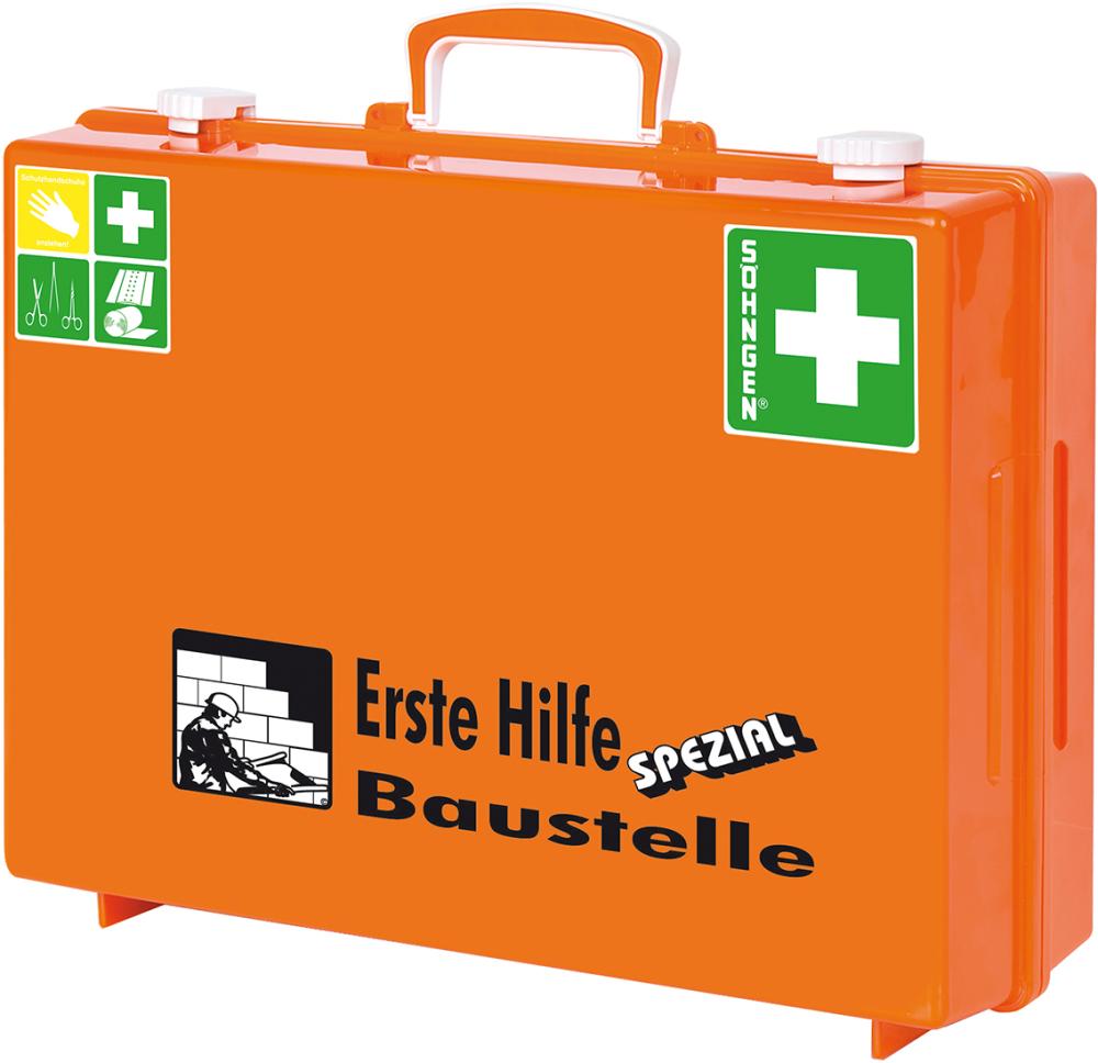 Erste-Hilfe-Koffer Spezial MT-CD Baustelle, orange