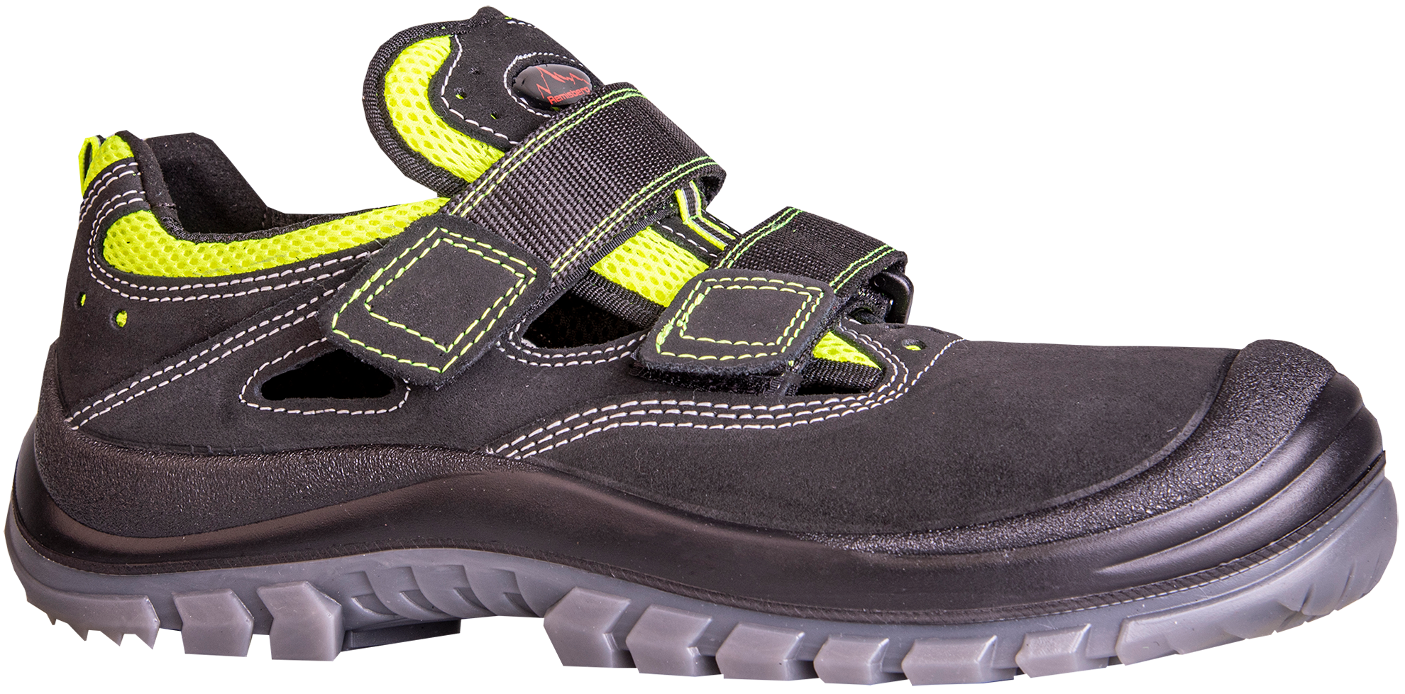 Tessin, S1P Sicherheitssandale aus Rindleder im Nubuk-Look, Gr. 44