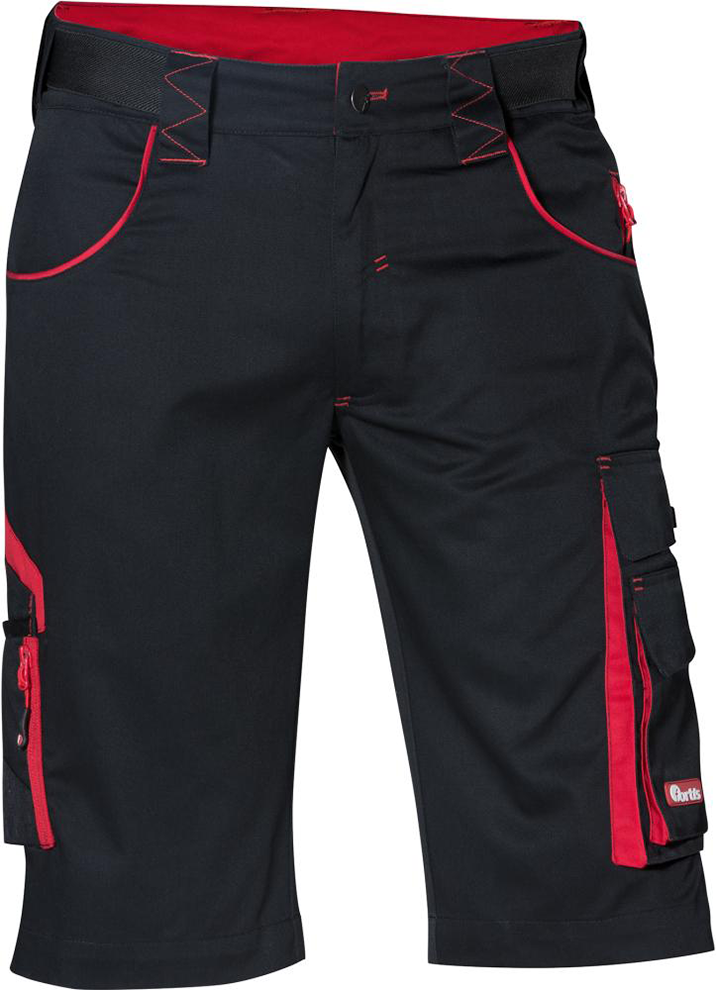 FORTIS Herren Bermuda 24, schwarz/rot Gr.62