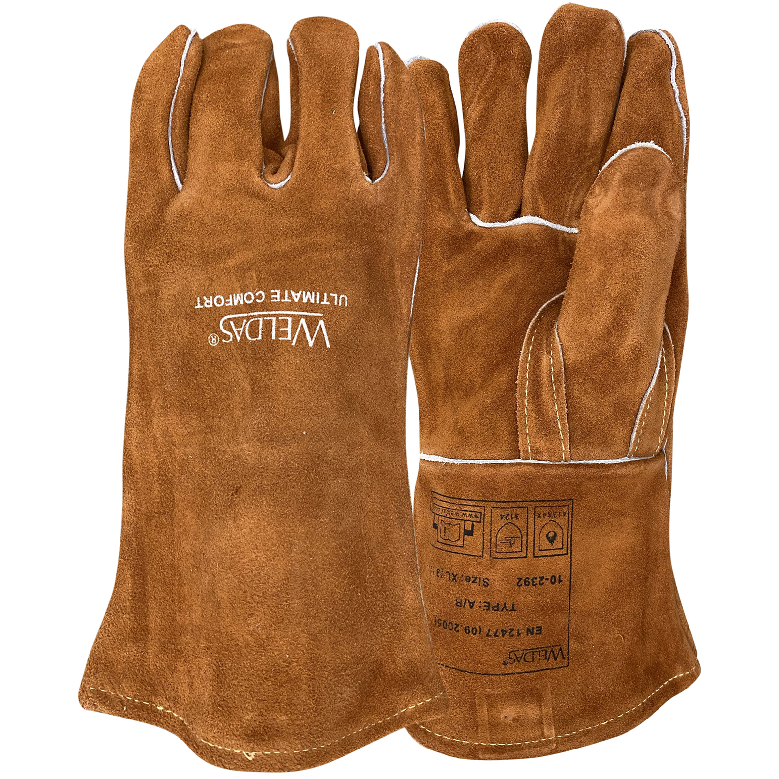 MIG/MAG-Handschuhe lavabraun L