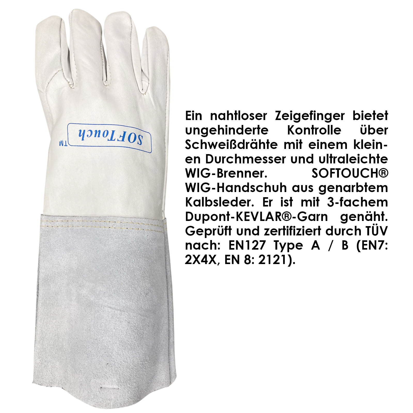 WIG-Handschuhe SOFTouch Kalb XXL