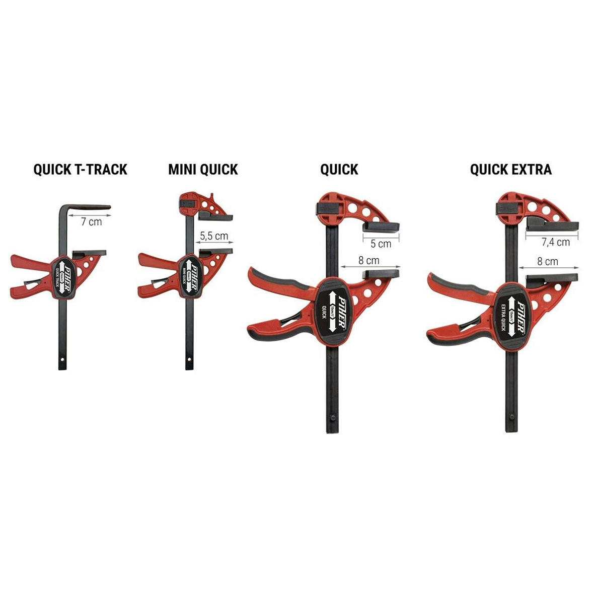Extra Einhand Quick Piher 15 cm
