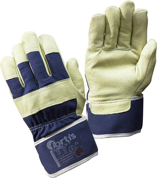 Handschuh Plumber, Schweinsleder, Gr. 10, FORTIS