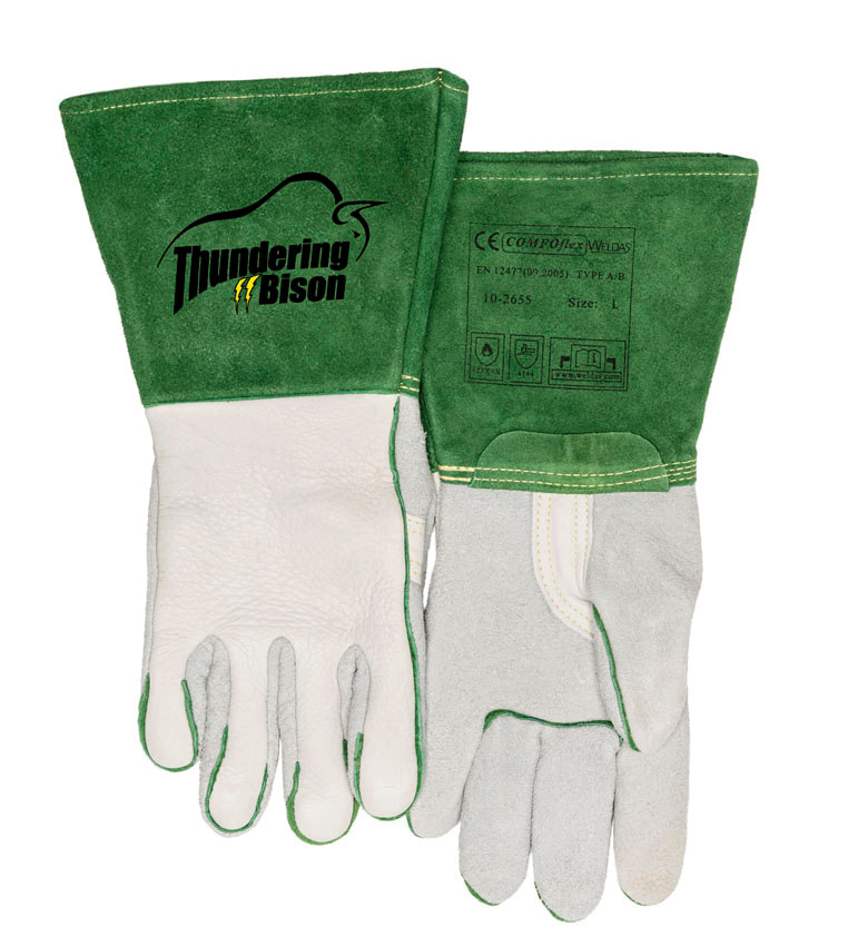 MIG/MAG-Handschuhe ThunderingBison - verstärkte Hand M