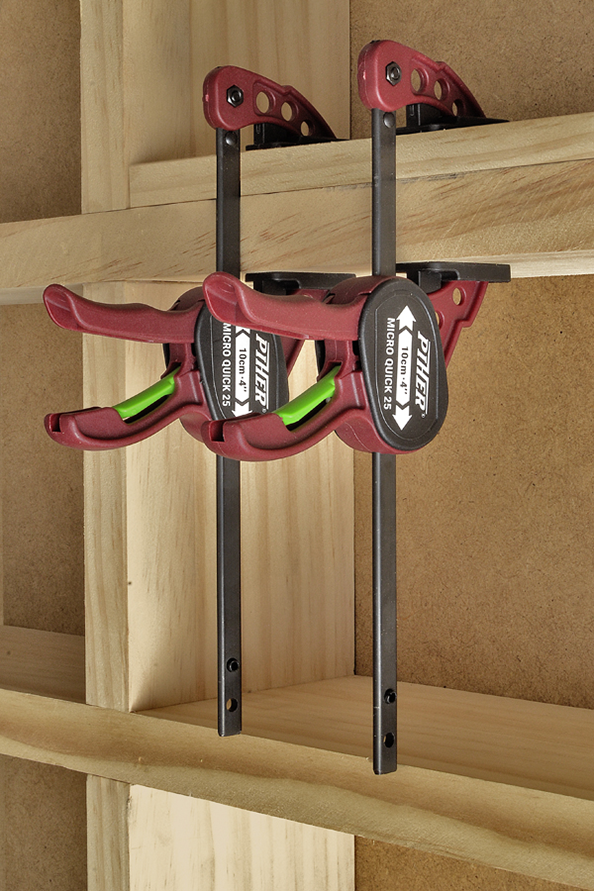 2 x Micro Quick - Schraubzwinge 25 kg Spannkraft - 2er Set 20 cm