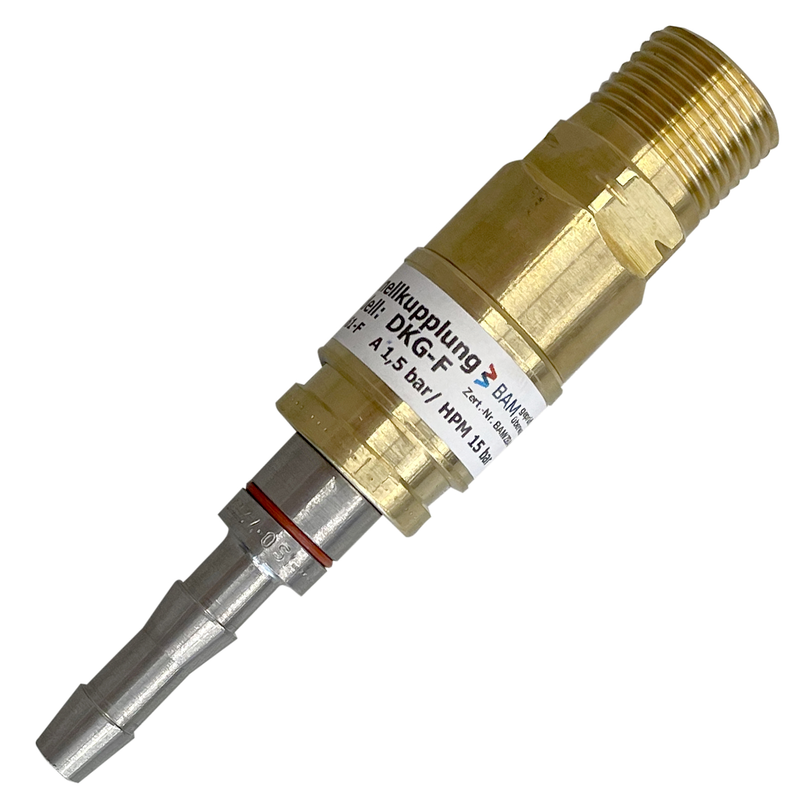 Schlauchkupplung DKG Brenngas G 3/8 LH