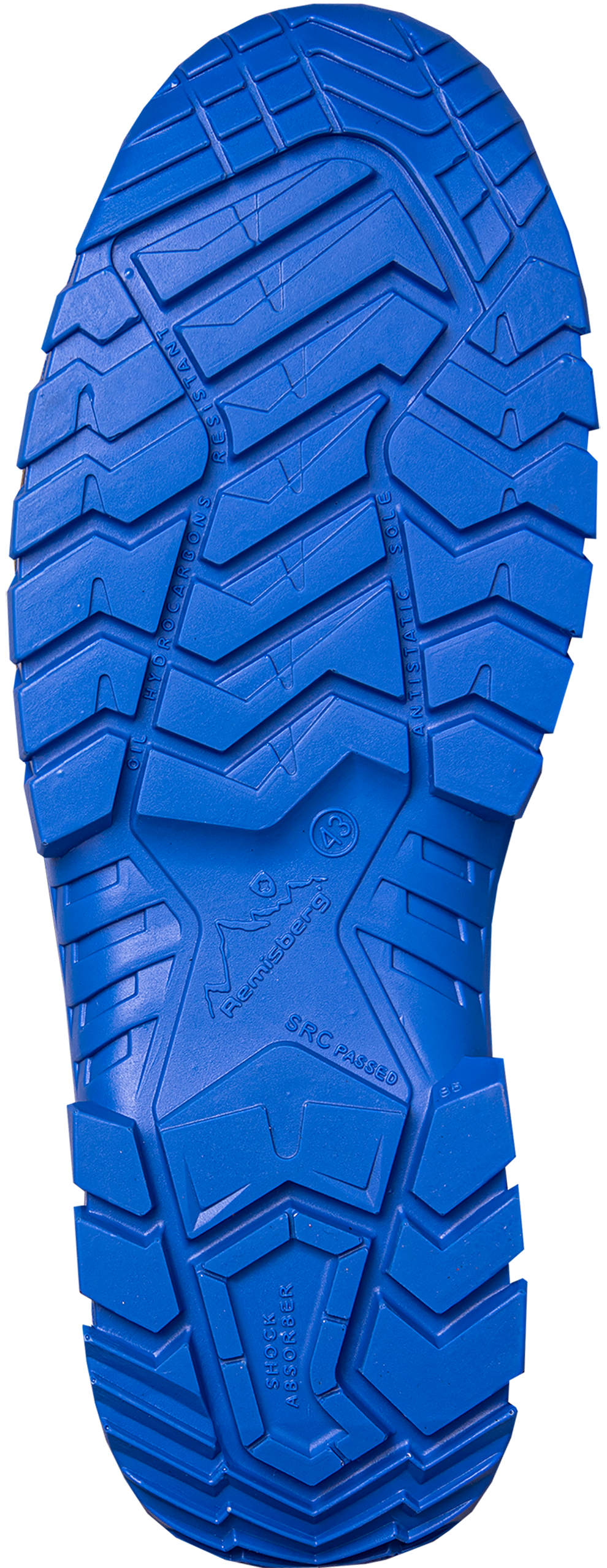 Tropea Blue, S3 ESD-Sicherheitshalbschuhe aus Rindleder, Gr. 38