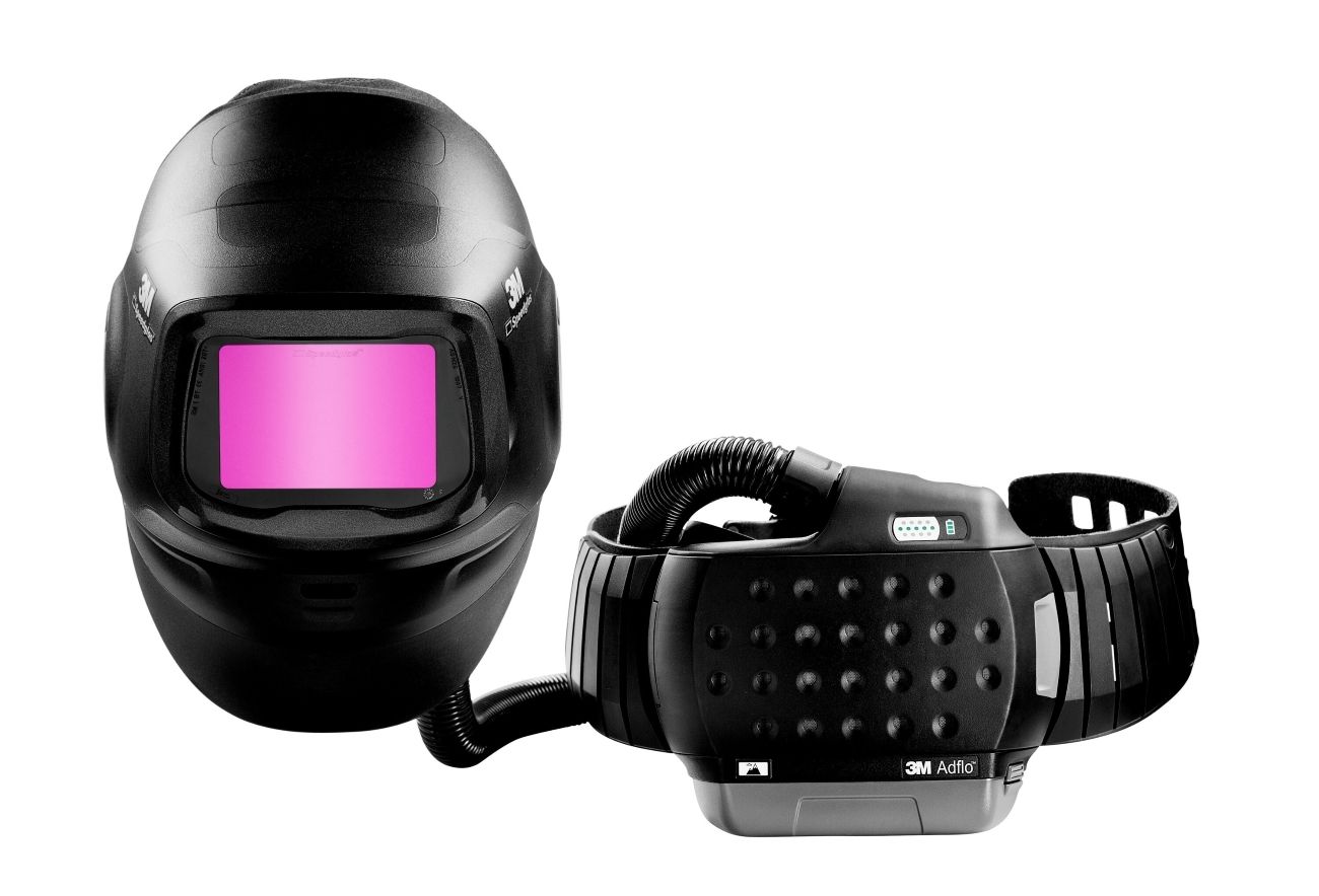 3M™ Speedglas G5-01 Schweißmaske mit Schweißfilter G5-01VCmit 3M Adflo Gebläseatemschutzsystem
