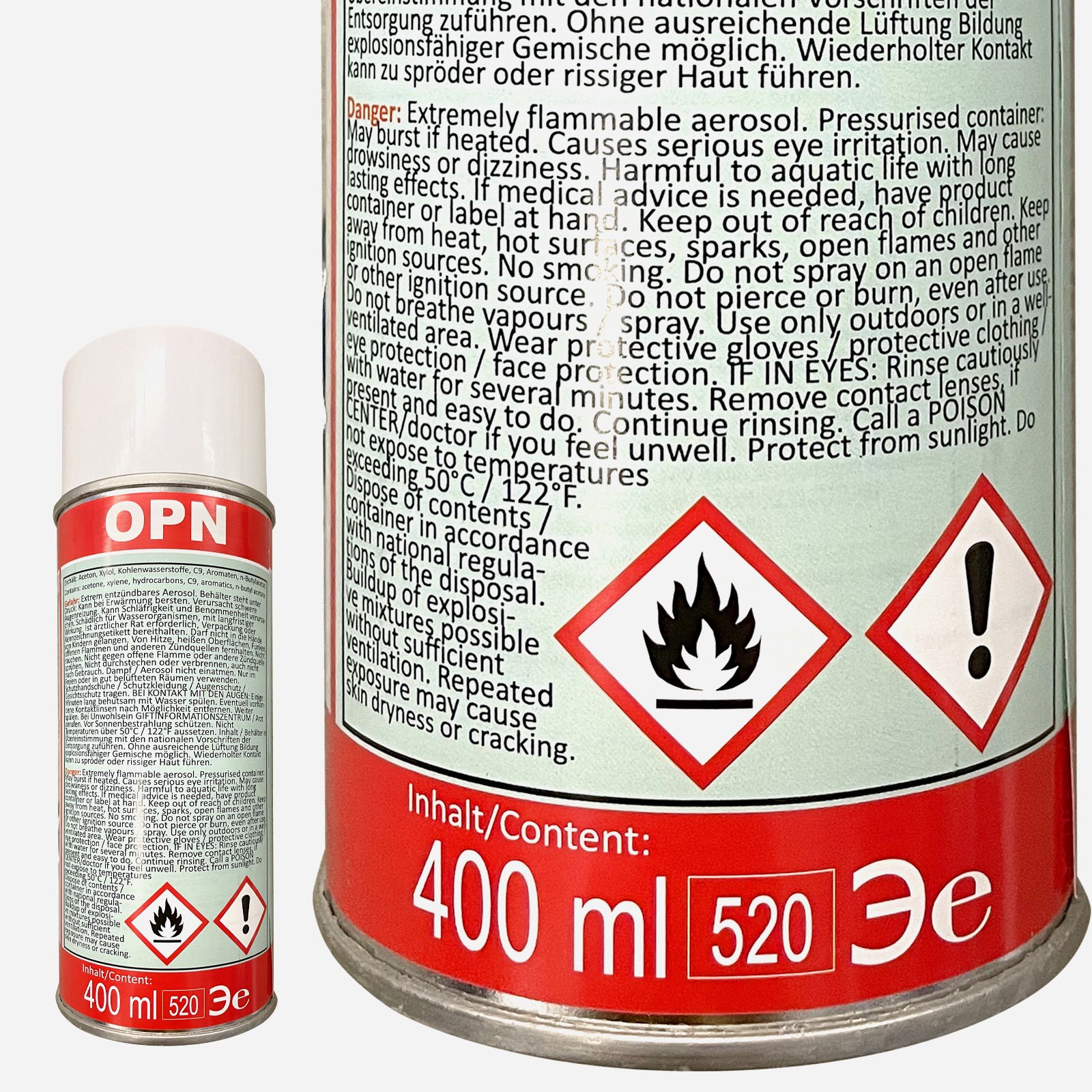 OPN Aluminiumspray hochabriebfest 400 ml
