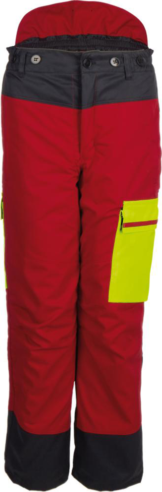 Bundhose Forest Jack Red Gr. 50/52, rot/anth./gelb