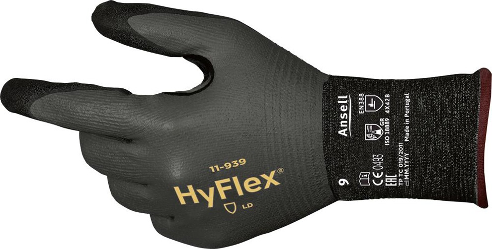 Handschuh Hyflex 11-939, Gr. 10