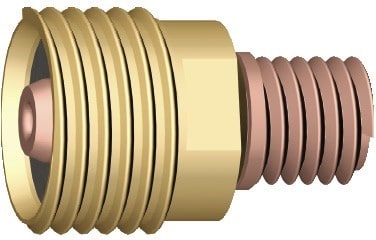 Spannhülsengehäuse Standard mit Gaslinse Ø 1,6 mm 45V43