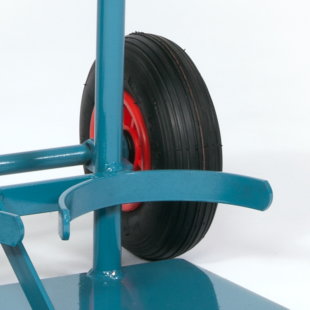 Stahlflaschenwagen für 2 Flaschen, 2 Holm,  2 x 10 l ohne Werkzeugkasten