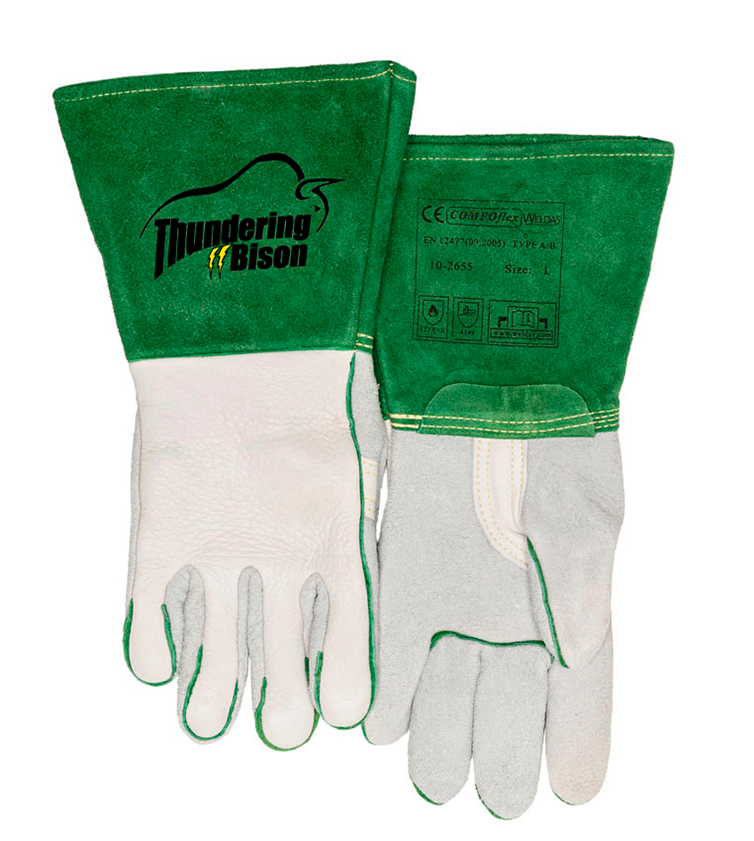 Sale - MIG/MAG-Handschuhe ThunderingBison - verstärkte Hand M
