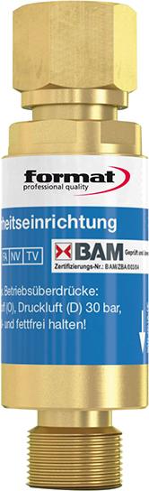 Gebrauchsstellenvorlage Sauerstoff BLACKWELD