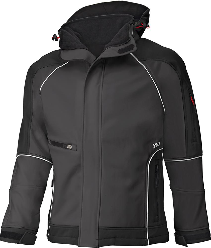Softshelljacke WALTER, anthrazit-schwarz, Gr. 2XL