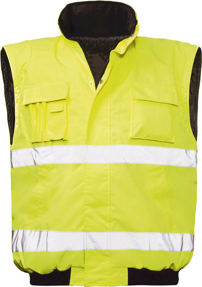 Warnpilotenjacke Roland, Gr. XL, gelb