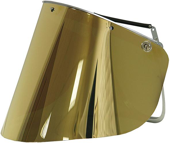 Schutzscheibe klar, PC, 500x250x1mm, goldbedampft