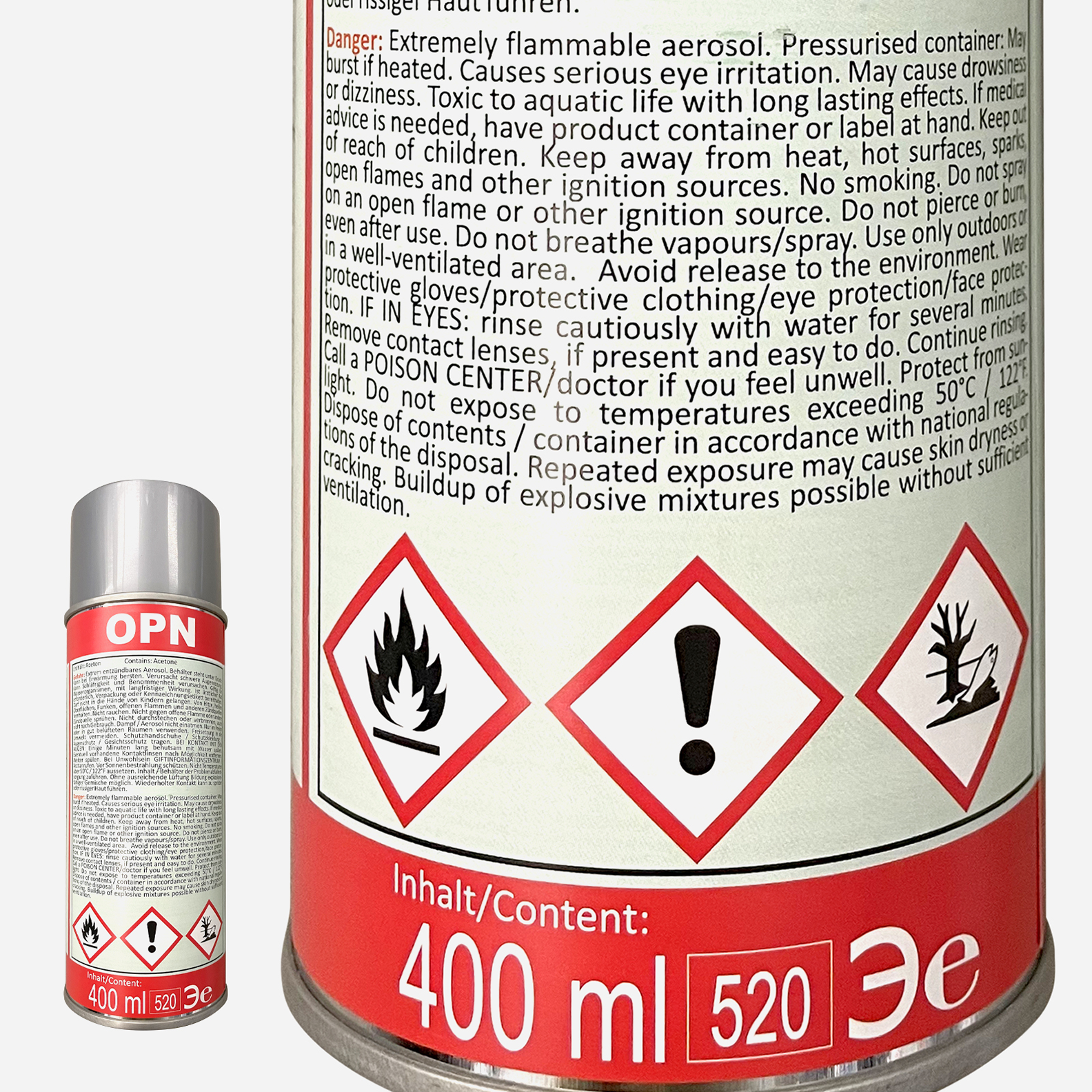 OPN Zinkspray zinkgrau Zinkgrund 400 ml