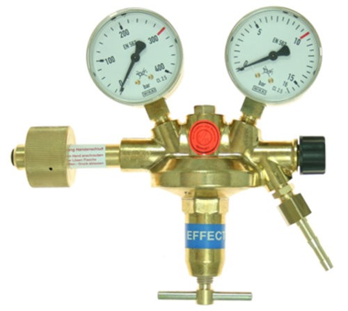 Flaschendruckminderer Helium Effect F10/300 - 10/16 bar einstufig