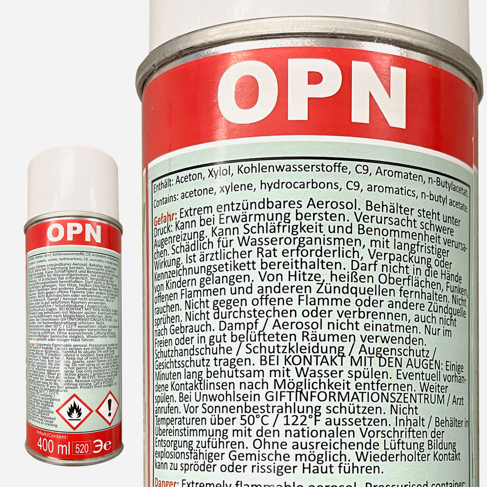 OPN Aluminiumspray hochabriebfest 400 ml