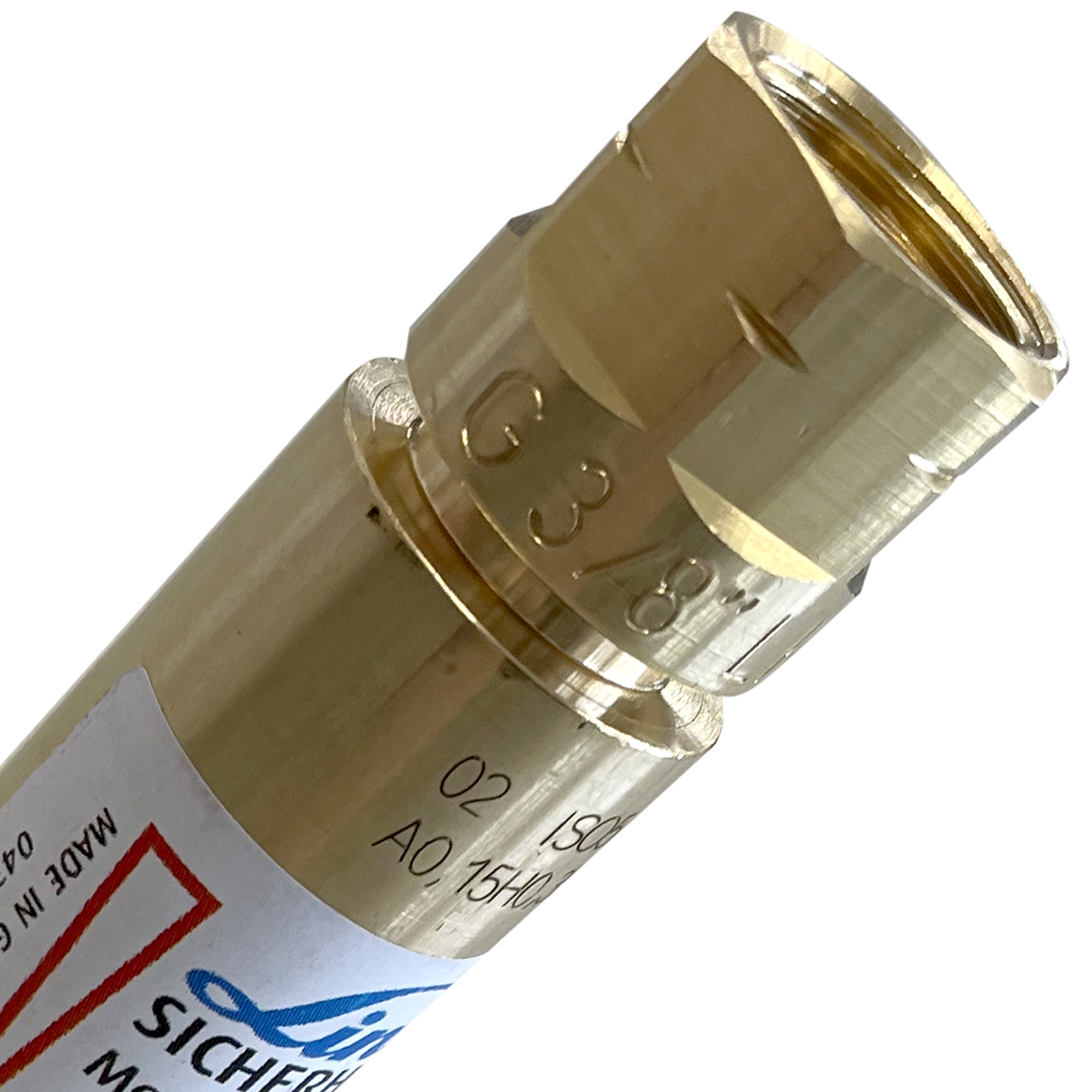 Sicherheitseinrichtung Brenngas DGN G 3/8 LH