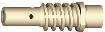 Gasdüsenträger M6, Länge 30 mm