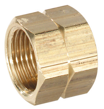 Überwurfmutter aus Messing G 1/8“ links