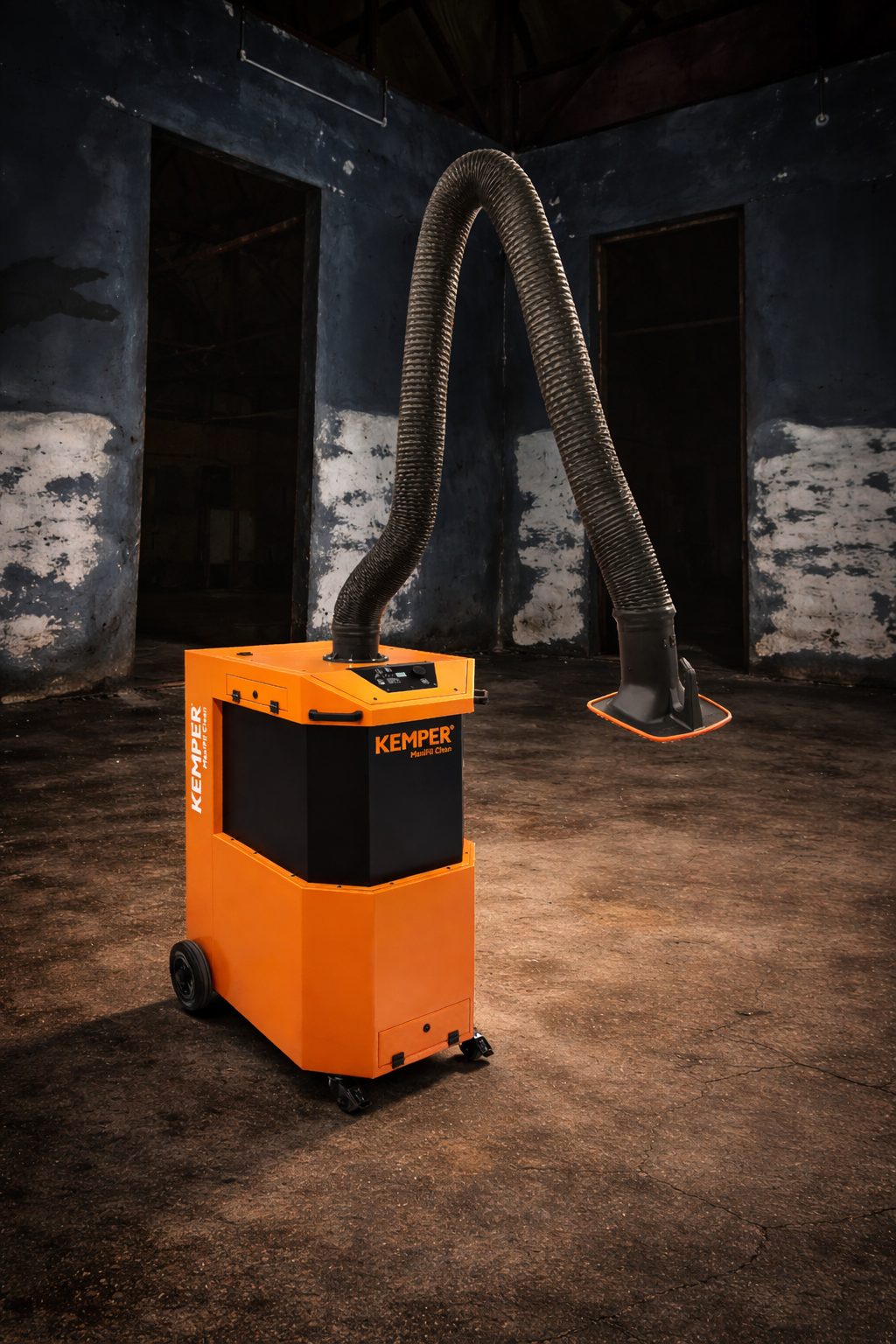 Kemper MaxiFil Clean Absauggerät, Schlauchausführung 4 m Arm