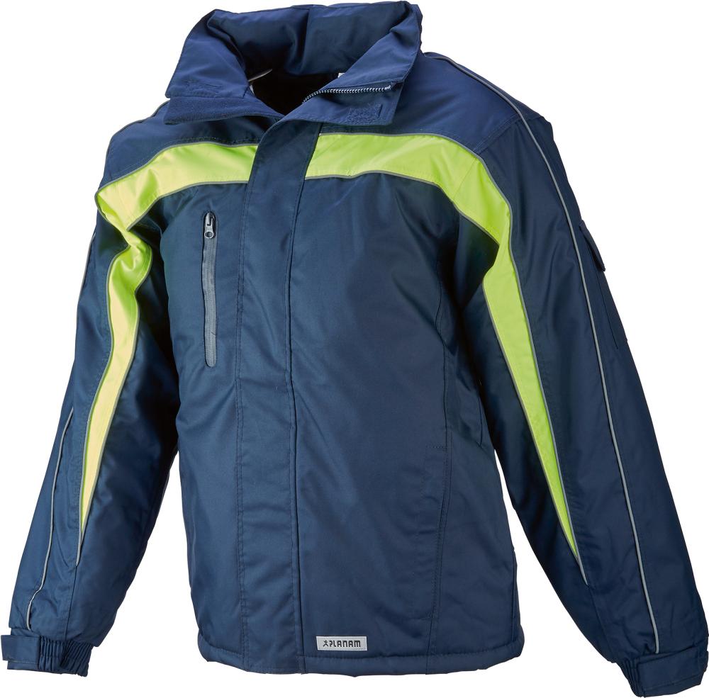 Winterjacke Cosmic,  marine/gelb, Gr.3XL