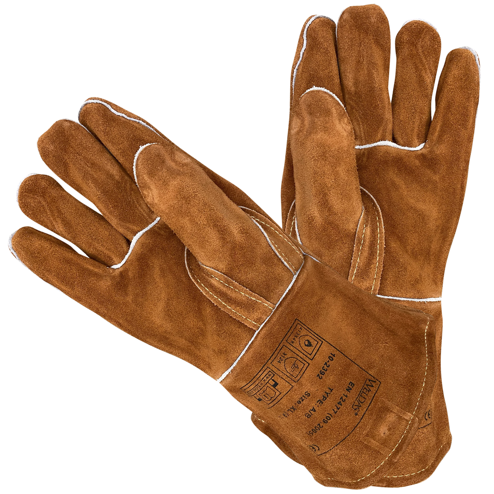 MIG/MAG-Handschuhe lavabraun L