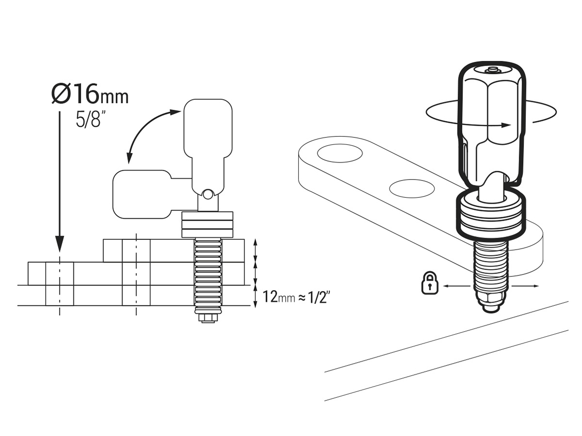 Spannbolzen für TCP Spannsystem Ø 28 mm