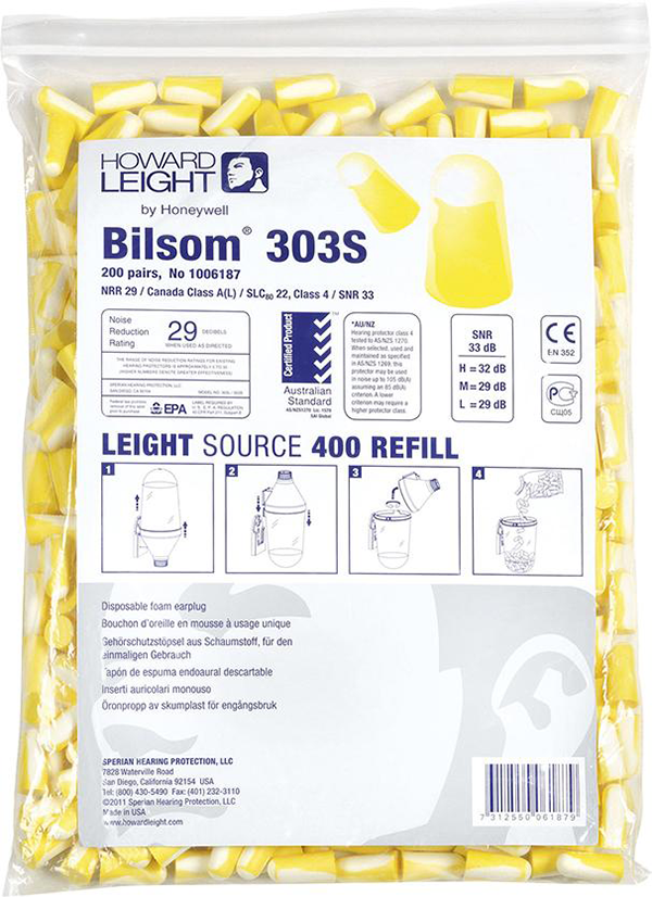 Gehörschutzstöpsel 303S (Tüte m. 1 Paar) Box a 200 Paar