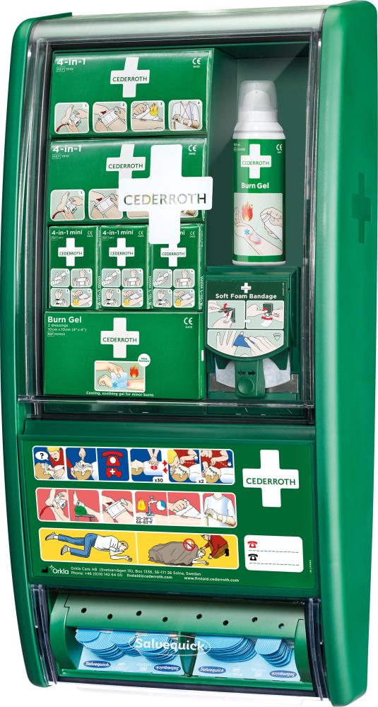 Erste-Hilfe- und Verbrennungsstation incl. Inhalt