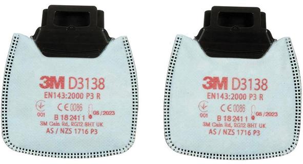 3M™ Partikelfilter D3138, P3R mit Aktivkohle 3M™