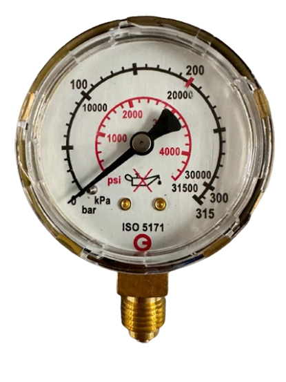 Manometer Formiergas Druchfluss 0 - 50 l/min