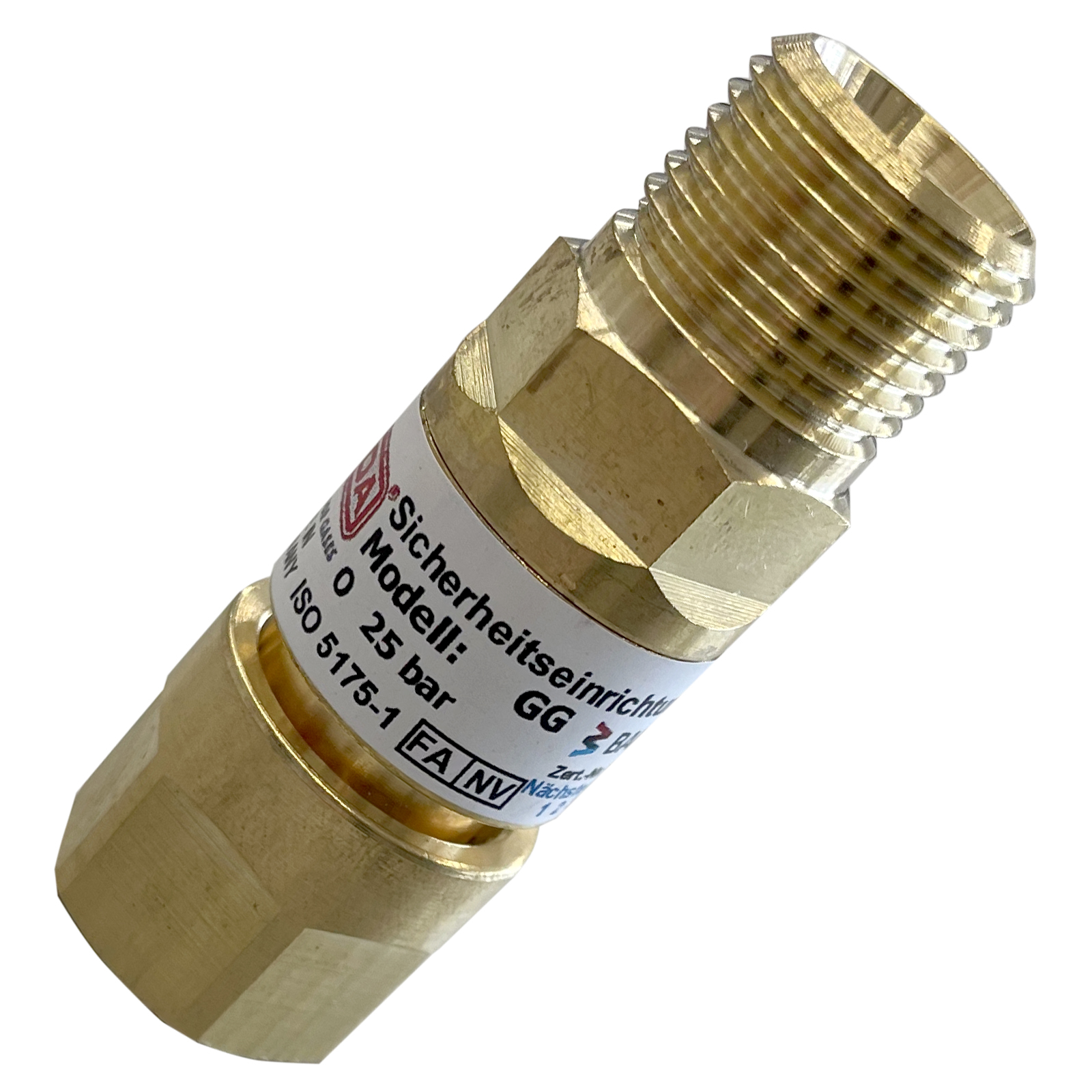 Sicherheitseinrichtung Sauerstoff GG G 3/8 RH
