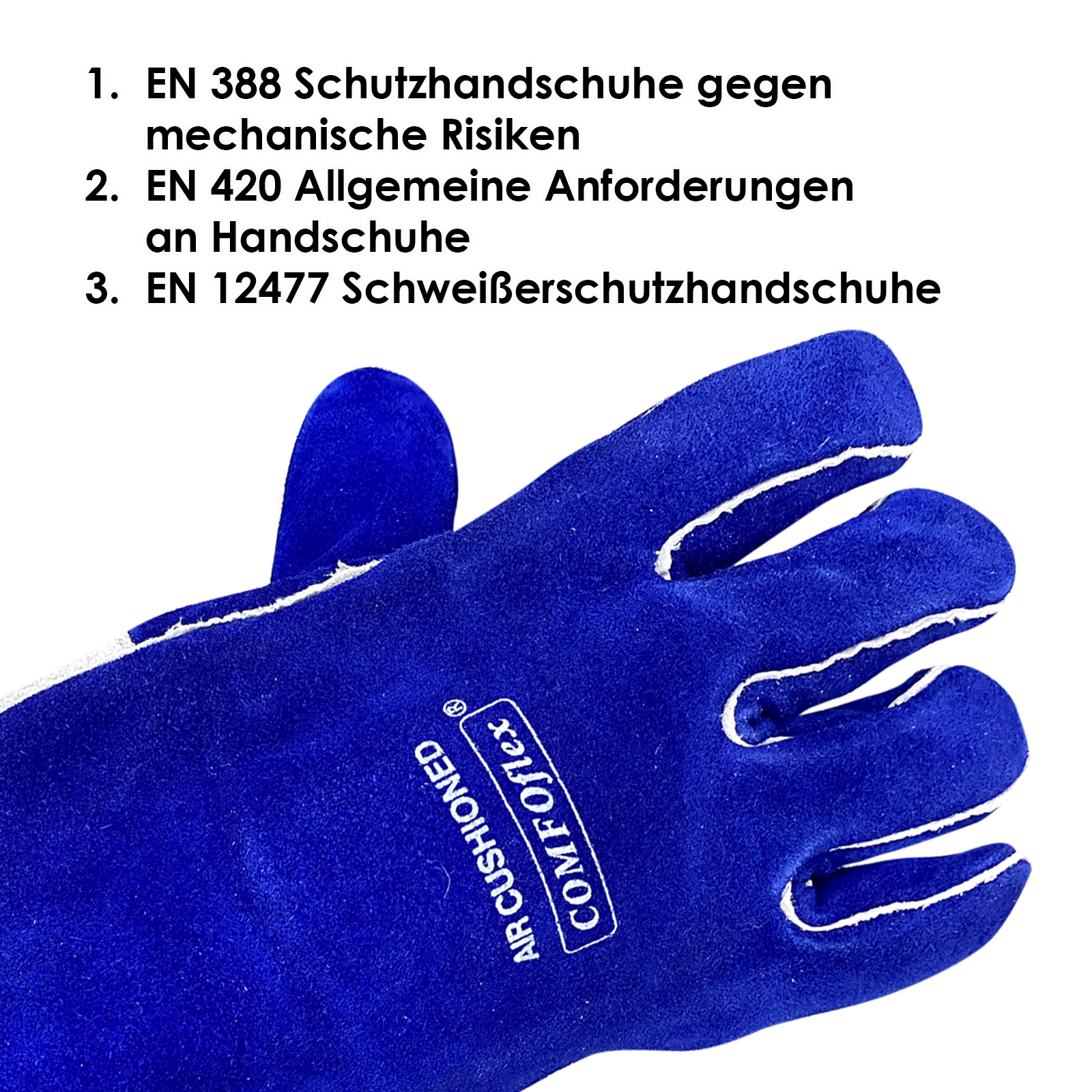 MIG/MAG-Handschuhe COMFOflex blau L