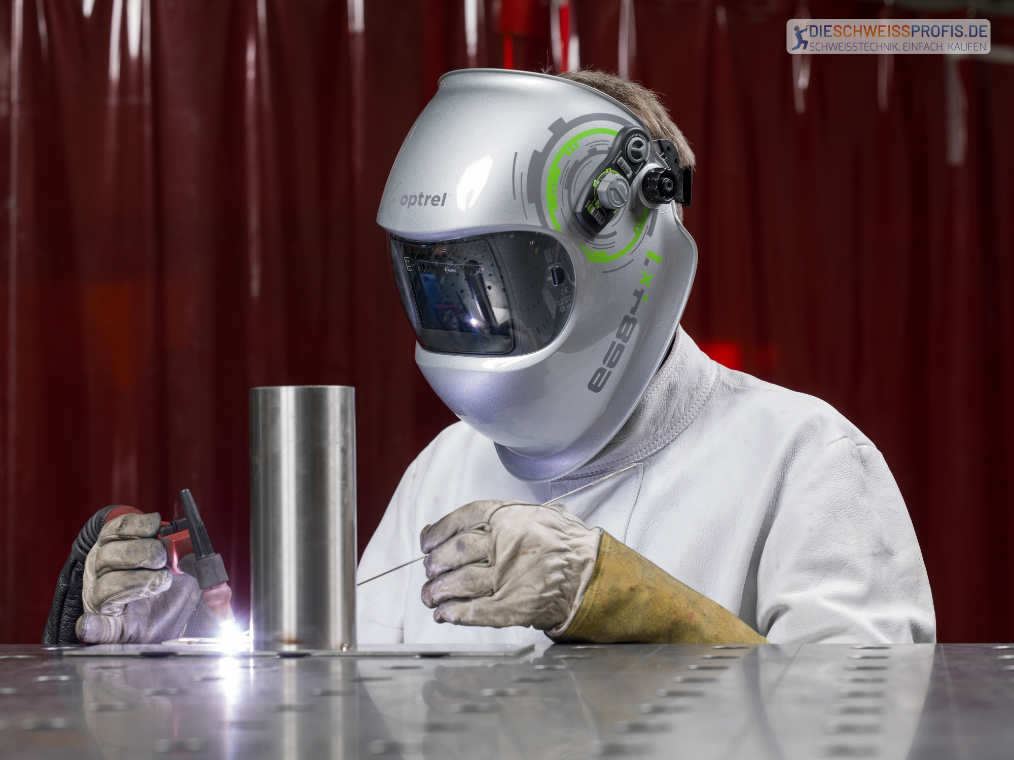 Automatikschweißhelm Optrel®e684 silber