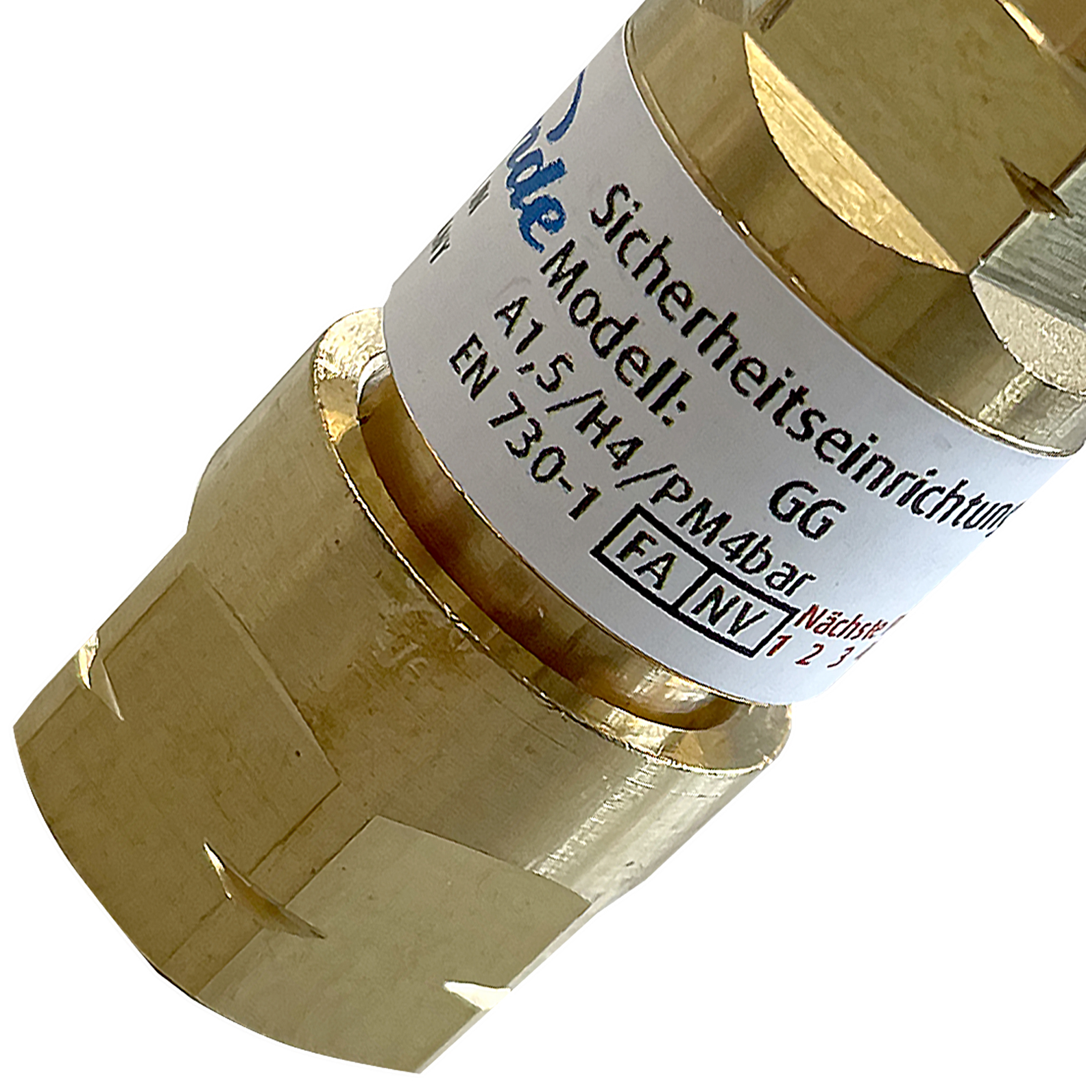 Sicherheitseinrichtung Brenngas GG G 3/8 LH