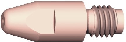 Stromdüse M8 E-Cu für Aludraht Länge 30 mm Ø 1,2 mm
