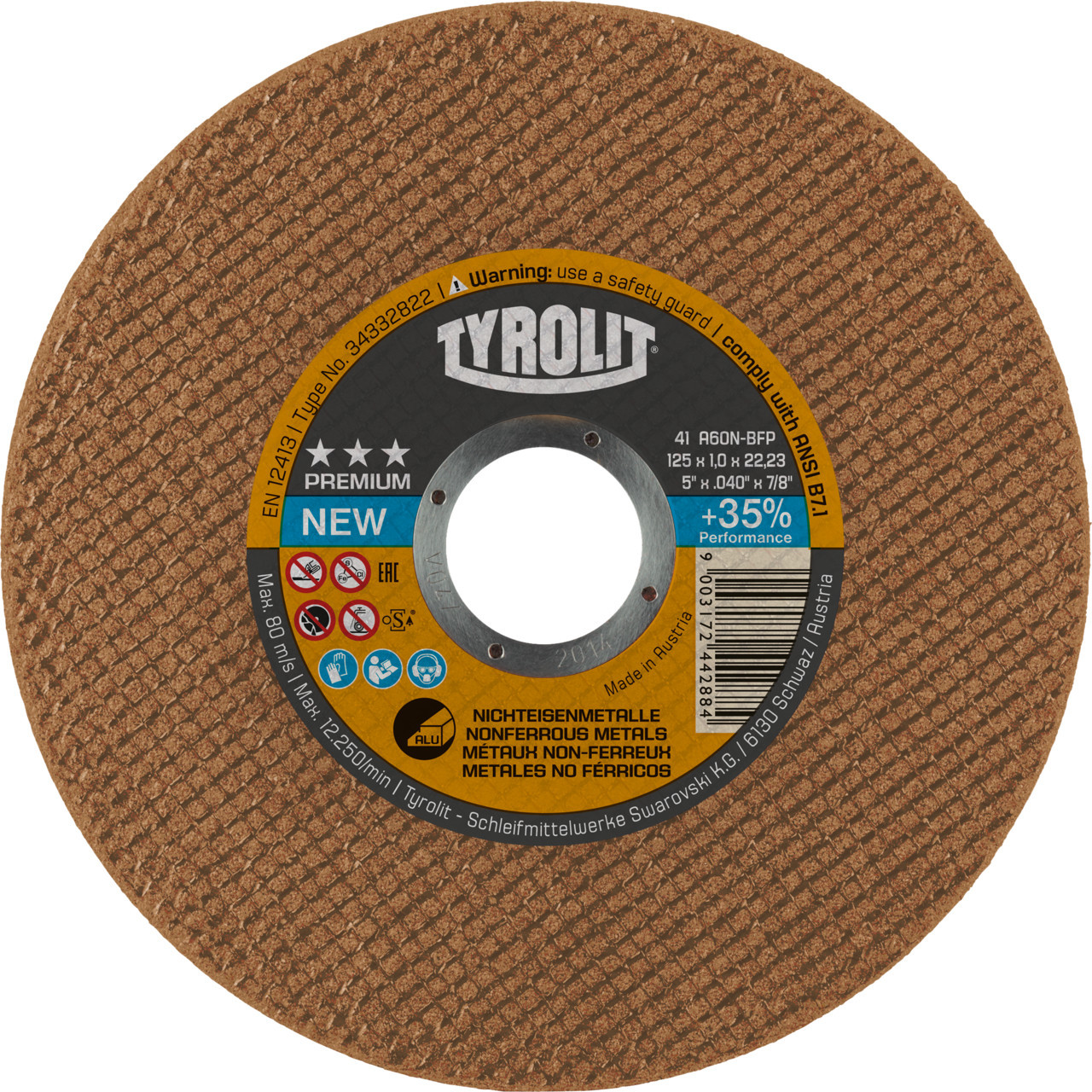 Trennscheibe Premium für ALU Ø 115 x 1,6 x 22,23 mm - ABVERKAUF