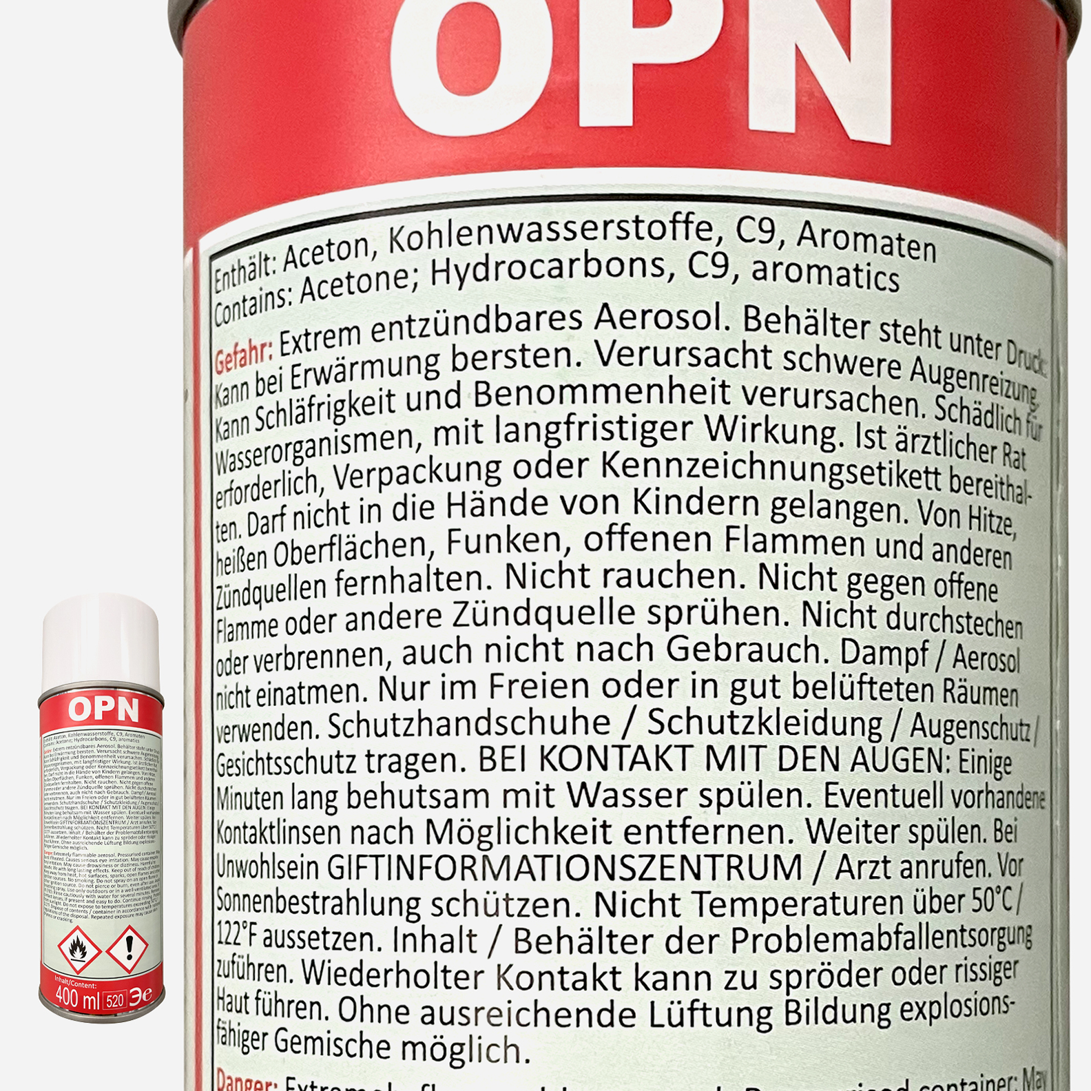 OPN Zinkausbesserungsspray silber-hell 400 ml