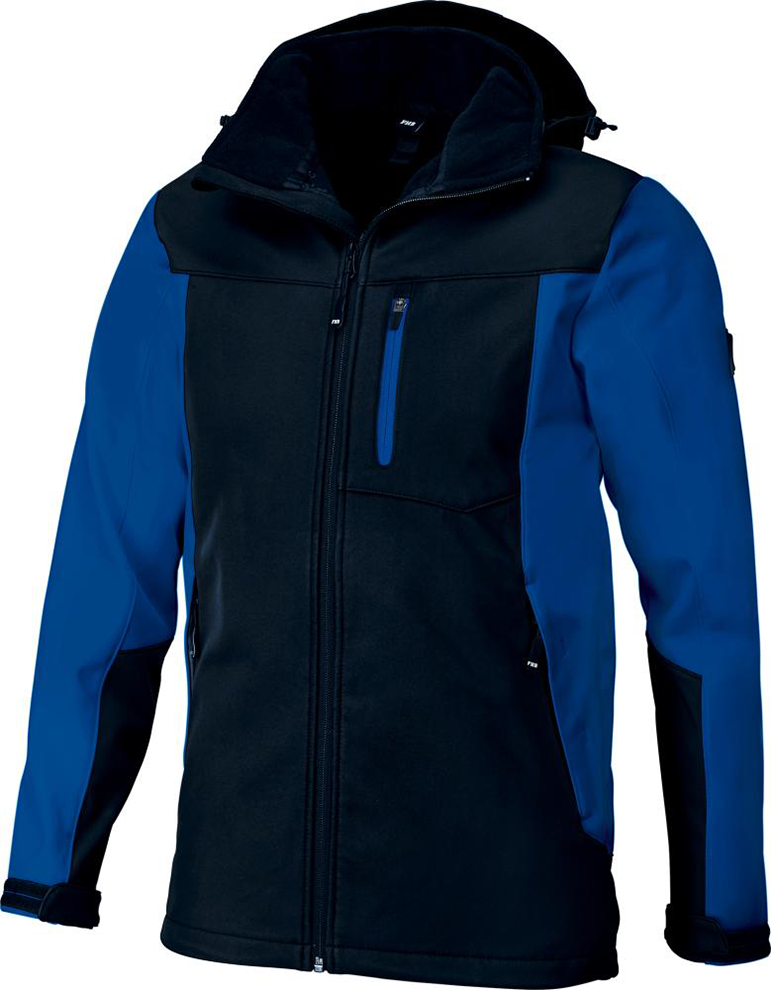 Softshelljacke JANNIK, royalblau-schwarz, Gr. XL