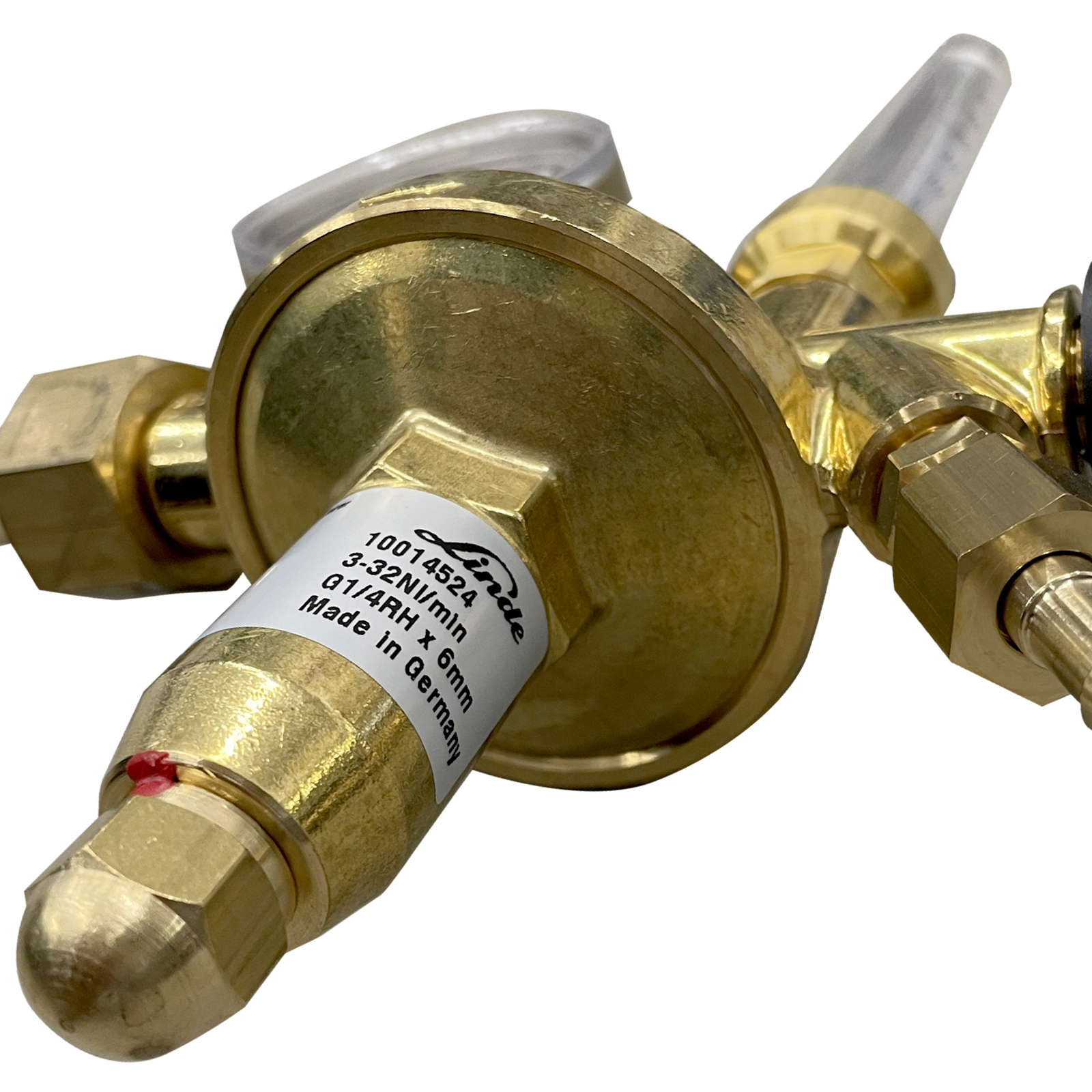 Flaschendruckminderer mit Flowmeter CO2 /Argon 200 bar einstufig