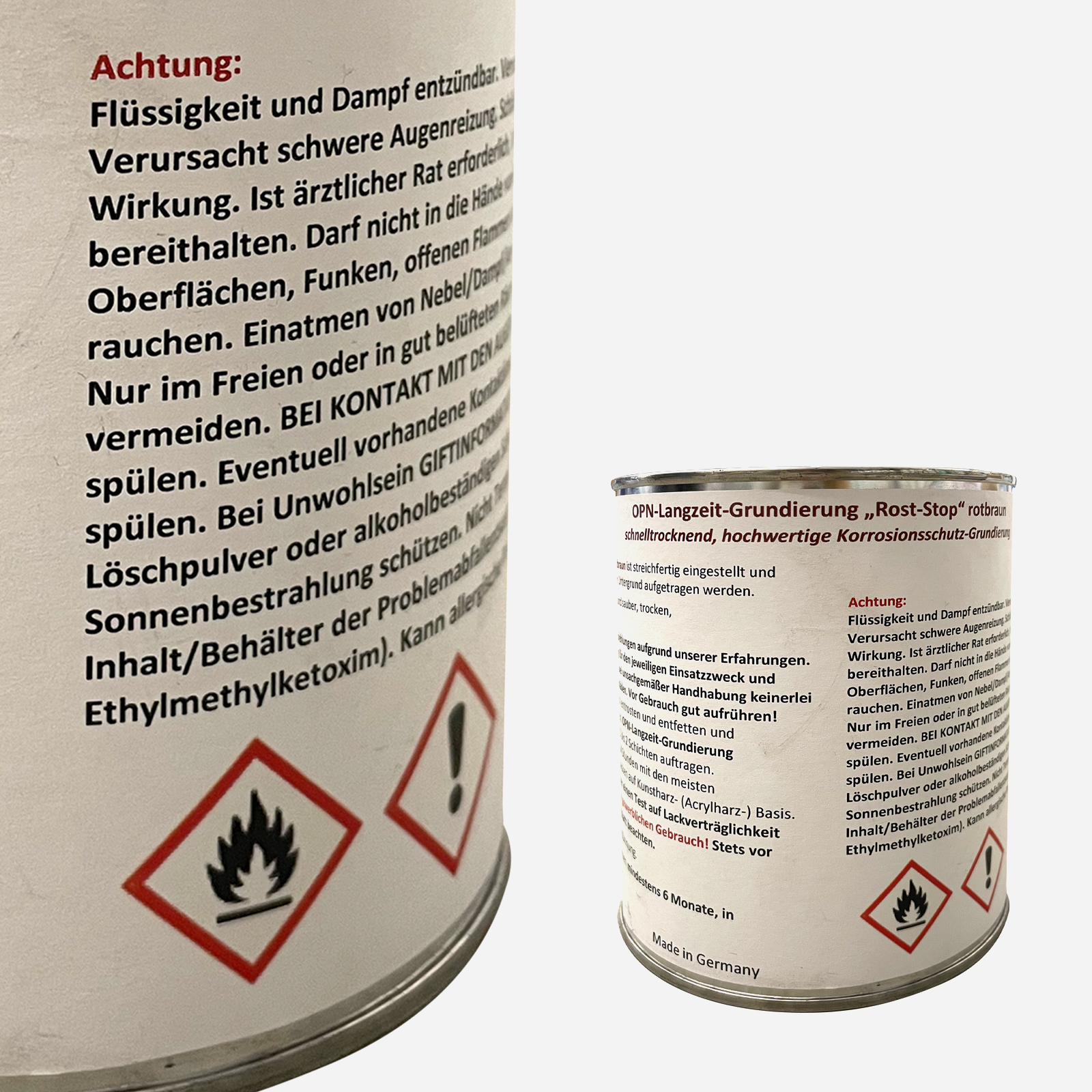 OPN Langzeit-Grundierung Rost-Stop rotbraun 2,5 Liter