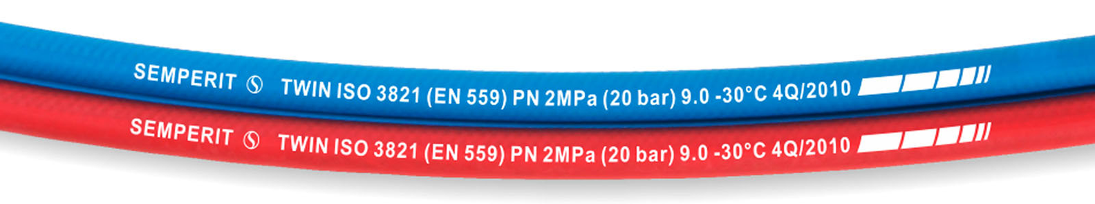 Zwillingsschlauch Azetylen/Sauerstoff Ø 16 mm - 50 Meter Zwillingsschlauch Azetylen/Sauerstoff Ø 16 mm - 50 Meter