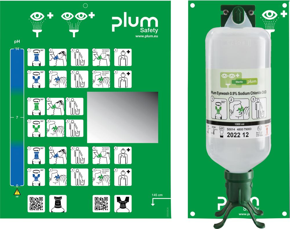 Augenspülstation Duo, incl. 1 Fl. 1000 ml